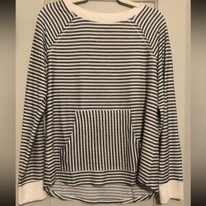 Rewind Striped Long Sleeve Top Women’s Size XL